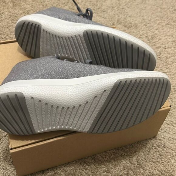 Allbirds Women's Size 10 Wool Runner Up Mizzle Sneakers Medium Gray High Top New - Picture 6 of 10